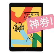 Apple/蘋果 二手平板電腦 iPad ipad 2018款 95新 2019款（iPad7） 國行零售機） 128G WIFI版（單機＋電腦包）