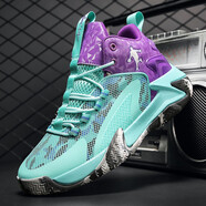 男士運動(dòng)休閑鞋籃球鞋男新品曼巴精神24音速毒液實(shí)戰防滑氣墊運動(dòng)鞋摩擦有聲音78訓練比賽鞋 8850月色 36