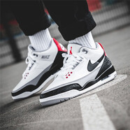 耐克（NIKE）男鞋Air Jordan 3 AJ3休閑運動舒適男鞋減震籃球鞋 AQ3835-160 手稿鉤子 40