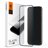 Spigen蘋果iPhone12鋼化玻璃膜iPhone12ProMax手機(jī)貼膜12pro全屏覆蓋防摔 全覆蓋鉆石透明 iPhone12/12Pro 6.1英寸