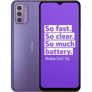 諾基亞 G42 5G智能手機(jī) 雙卡雙待 6.56英寸 6+128G內(nèi)存 3天續(xù)航超長(zhǎng)待機(jī) AI人像 20W快充 國(guó)際版美國(guó)直郵 紫色