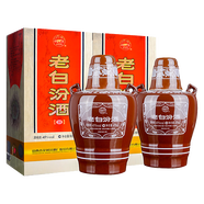 汾酒 喜酒 山西杏花村老白汾酒10 45度 475mL 2瓶