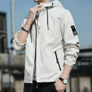 欣垚2024冬季潮流夾克男加絨加厚外套男裝韓版外套服裝服飾5折券 常規  卡其 M