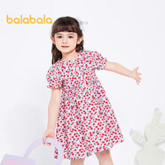 巴拉巴拉童裝女童連衣裙寶寶夏裝兒童裙子甜美碎花時(shí)尚日常休閑風(fēng)