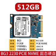 阿塞克東芝鎧俠BG4 128G 256G M.2 2230 PCIE NVME固態(tài)硬盤(pán)微SurfacePro7Pro8Pro9東戴爾軟筆記本臺式機 BG3 512G 2230固態(tài)雙通道 無(wú)系統
