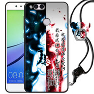 鑫唯樂 華為榮耀7x手機(jī)殼送掛繩bnd-tl10honor7x軟殼bnd al00防摔支架bnd一a 善惡一念 關(guān)注店鋪 配掛繩指環(huán) 榮耀7X
