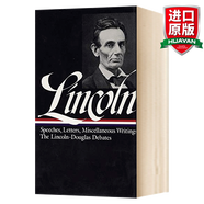 英文原版 Lincoln: Speeches and Writings 1832-1858 全英文版 精裝