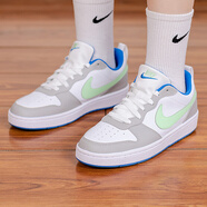 耐克（NIKE）板鞋女鞋2025秋冬季新款Court Borough Low 2低幫運(yùn)動(dòng)鞋休閑鞋 灰色藍(lán)白薄荷綠DV5456-005 36