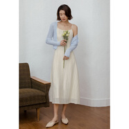 初戀小白裙法式蕾絲鏤空吊帶裙女夏白色連衣裙感海邊度假長(cháng)裙 尼羅河花園 尼羅河花園 S