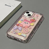 可愛星之卡比適用于iphone14手機(jī)殼蘋果11/12氣囊防摔12promax 相框氣墊【透明】甜甜圈卡比 iPhone 6s