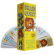 英文原版卡片Brain Quest系列 Preschool Kindergarten/Reading /Math Grade 大腦任務(wù)字卡書 學(xué)前小學(xué)生全科練習(xí)閱讀物 Brain Quest 低幼組5