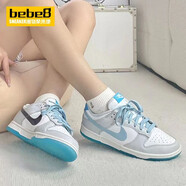 耐克【嚴選好物】bebe8 Dunk Low sb 女情侶低幫休閑滑板鞋 白藍FN3433-141 45