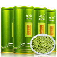 佰儒 特級龍井茶葉 綠茶 新茶明前春茶 茶葉手工炒制散裝500g送禮袋