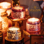 Voluspa香薰蠟燭臥室房間助眠香氛禮盒生日禮物女實(shí)用閨蜜新婚小浮雕新年 梅花紅醋栗（星空杯）