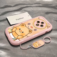迅炫適用OPPOA3PRO手機(jī)殼可愛小熊a1pro新款A(yù)8少女A9X卡通A11X硅膠11S防摔A31手機(jī)套A32軟外殼oppoa53s 粉色-SZ3051黃油小熊+SH007 OPPO A3 Pro