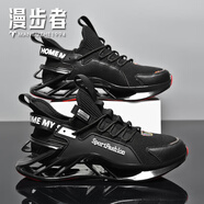 漫步者【MBZ聯(lián)名款丨超輕透氣】未來科技刀鋒戰(zhàn)士限量版運(yùn)動(dòng)休閑跑步鞋 MBZ定制丨黑武士丨官方限定 43