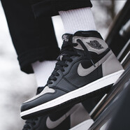 耐克（NIKE）男女鞋JORDAN 1 AJ1 喬1中幫訓練耐磨休閑鞋籃球鞋554724-300 555088-575441-013 影子  36