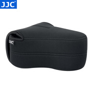 JJC 相機(jī)內(nèi)膽包 適用佳能單反200D二代R6II R8 90D 5D3索尼A7M3 A7R4 A92 FX30 A1尼康Z7II保護(hù)收納套 OC-MC1BK大號(hào) 黑色