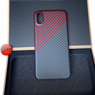 cance1凱夫拉纖維手機殼iPhoneX/Xs Max/XR碳纖維適用蘋果SE2手機保護套7/8p X 拼色款啞面【全包】