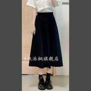 準(zhǔn)德夏季女教師面試套裝高級感職業(yè)穿搭夏季新款韓系溫柔風(fēng)氣質(zhì)顯瘦襯 黑色半身裙【單件】 L (95-115斤)