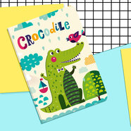 欽靈 小米平板4保護套8英寸硅膠小米平板4 plus外殼全包邊防摔可愛(ài)卡通mipad2皮套 大鱷魚(yú)+高清鋼化膜+內膽包 小米平板4