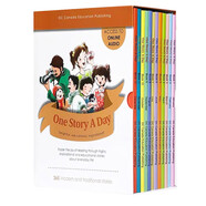 365天天故事系列 12冊 初中版 （One story a day）親子英語課外閱讀繪本 英文原版進(jìn)口 11-15歲  藍(lán)思值700L
