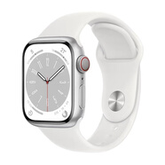 原裝國(guó)行蘋果手表二手apple watch9 series8智能運(yùn)動(dòng)iwatch7代6/SE情侶新款 S8/蜂窩款/銀色 95新44/45mm送磁力充電線