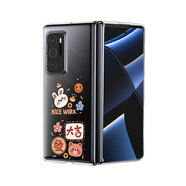 邁琪數碼 oppofindn手機殼透明折疊屏find n簡(jiǎn)約卡通5g全包邊防摔男女款保護套 oppo find n【R大吉-發(fā)】