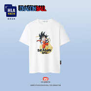 HLA海瀾之家短袖T恤男龍珠聯(lián)名系列純棉印花短袖男HNTBJ2W071Y 米白花紋71 160/80A