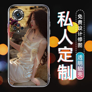 洛曼歐 適用于華為nova9/9pro手機殼DIY個(gè)性照片定制nova8/7/6保護套全包防摔男女潮情侶款 透明殼定制-下單圖片型號留言客服