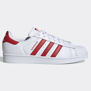 阿迪達(dá)斯 （adidas）三葉草新款 SUPERSTAR 經(jīng)典貝殼頭彩虹配色運(yùn)動(dòng)休閑板鞋F(xiàn)U9521 BD7420「白/淺猩紅」 36 (220mm)