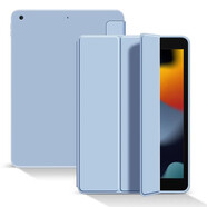 倪爾克 iPad保護(hù)套iPad9/8/7/10代蜂窩三折支撐保護(hù)殼ipadpro/air蘋果平板電腦保護(hù)套Apple平板皮套 白冰藍(lán)【蜂窩三折皮套】智能休眠 【10.2英寸】iPad 9/8/7