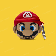 柯鑫（KEXIN） air.pods pro保護套 蘋(píng)果耳.機套1/2/3代 一二三代 硅膠保護殼 【馬里奧】 AirPods 3 耳機保護套