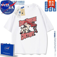 NASA ABOUT動(dòng)漫聯(lián)名無(wú)職轉(zhuǎn)生洛琪希艾莉絲短袖T恤學(xué)生潮流純棉半袖體恤 白色-N1280-愛麗絲 XS