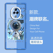小寸心 vivonex3手機殼 vivonex3s保護套全包防摔新款潮牌透明天使眼卡通宇航員彩繪軟殼 vivoNex3/S【空間宇航員】