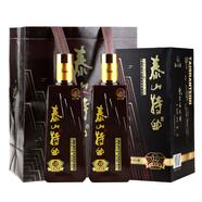 泰山牌泰山特曲 山東魯酒 40度小窖佳釀12 濃香型白酒 500ml*2瓶 兩支裝