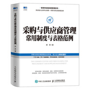 采購與供應(yīng)商管理常用制度與表格范例