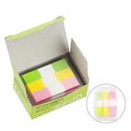 TANOSEE開(kāi)學(xué)必備進(jìn)口便利貼替換裝44*10mm索引貼索引紙分頁(yè)紙抽拉盒裝便簽三色款替芯 10個(gè)*90張TGK-4410B