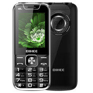 BIHEE 百合A30C 4G老人手機 移動聯(lián)通電信雙卡雙待三網(wǎng)4G 直板按鍵 學生兒童備用老年手機 黑色（4G全網(wǎng)通）