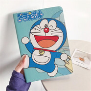 芮茉攸 蘋果ipad mini4保護(hù)套創(chuàng)意paid air3平板殼兒童款10.2硅膠殼愛拍2019套 奔跑叮當(dāng)貓 +鋼化膜 mini4/a1538/a1550