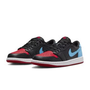 耐克（NIKE）Air Jordan 1 Low AJ 1 喬1 女子籃球鞋 黑藍紅CZ0775-046 38