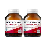 BLACKMORES澳佳寶維生素E膠囊100粒 VE美白淡斑守護(hù)肌男性女性內(nèi)服滋養(yǎng)美容護(hù)膚澳洲進(jìn)口 維生素E膠囊 1000IU 100粒*2瓶