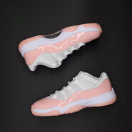耐克（NIKE）【極速發(fā)貨】耐克Air Jordan 11 AJ11 25周年黑銀大魔王籃球鞋 AH7860-160 淡粉 38.5