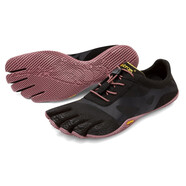 Vibram五指鞋女運(yùn)動(dòng)鞋輕便透氣赤足跑步鞋健身訓(xùn)練休閑鞋五趾鞋  KSOEVO 黑/玫粉色（建議拍大一碼） 36