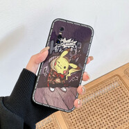 佩諾vivox27手機殼x23保護套x21A保護套X23幻彩版復古豎紋硅膠鏡頭全包防摔簡約時尚個性創(chuàng)意男女軟殼 棋盤皺紙潮比卡丘 vivo x21A后指紋 版本