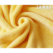 京弗 法蘭絨面料毛毯睡衣服裝布料超柔毛絨布料寶寶布料 黃色 金黃色