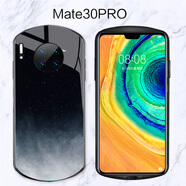 鉑瑞泰華為mate30手機殼mate30pro個性創(chuàng)意p30橢圓pro弧形p20玻璃mate 華為 mate30pro 星空黑白