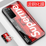 龍清 榮耀play4手機殼網紅創(chuàng)意玻璃殼TNNH-AN00保護套防摔硬殼 適用于華為榮耀Play4 美鈔