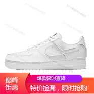 耐克（NIKE）男鞋新款 AIR FORCE 1 空軍一號耐磨休閑板鞋CT3316-003  845052-100 白色 38.5