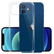 拓蒙 蘋果手機(jī)殼硅膠iPhone全包防摔防滑保護(hù)套透明軟殼 適用于 蘋果iphone12 全包透明軟殼*單殼